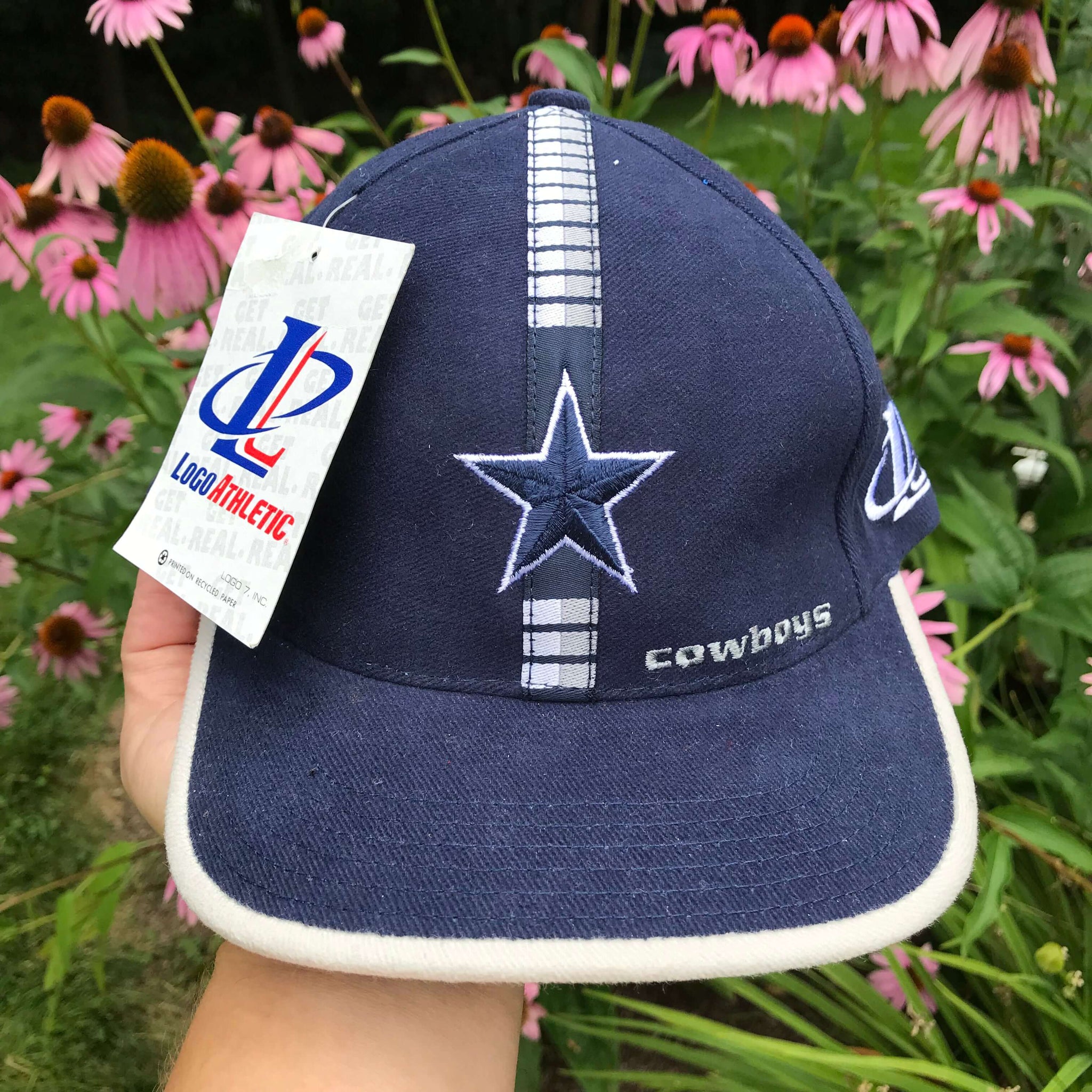 Vintage Deadstock NWT Logo Athletic NFL Dallas Cowboys Youth Strapback Hat