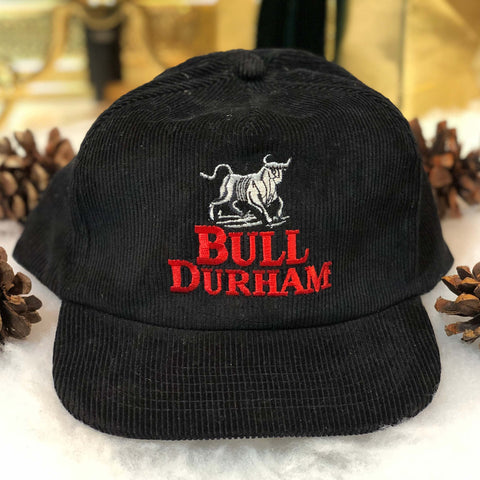 Vintage Bull Durham Cigarettes Corduroy Snapback Hat