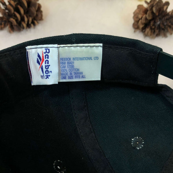 Vintage Reebok Forest Green Plain Logo Snapback Hat