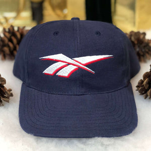 Vintage Reebok Navy Plain Logo Snapback Hat