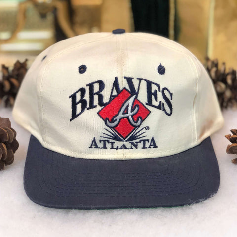Vintage MLB Atlanta Braves Signatures Twill Snapback Hat