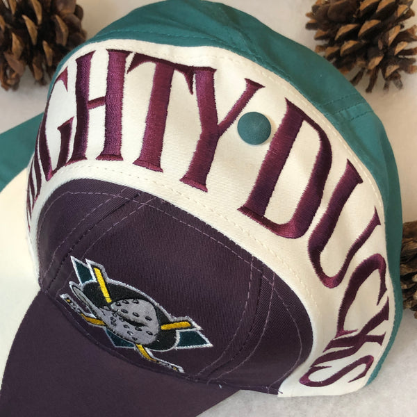 Vintage Deadstock NWOT NHL Anaheim Mighty Ducks Highway Twins Enterprise Snapback Hat