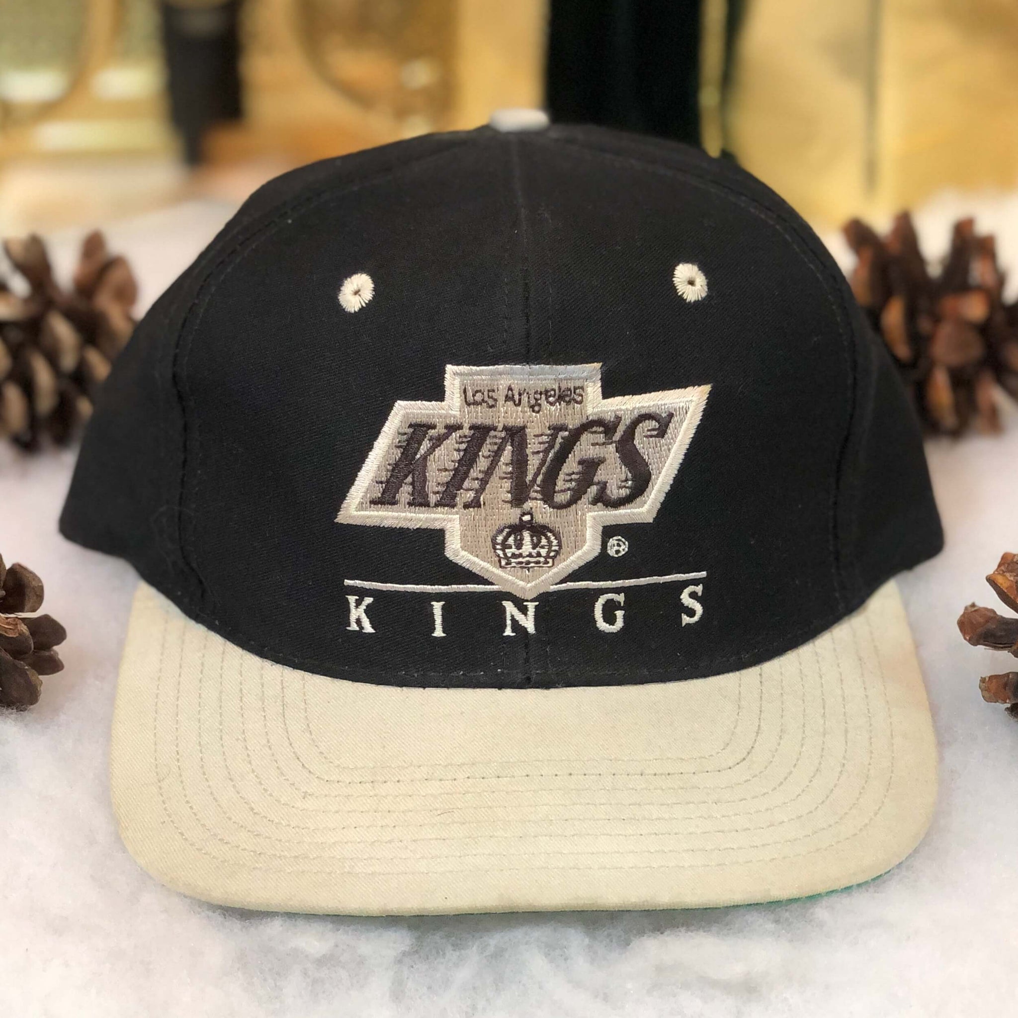 Vintage NHL Los Angeles Kings Twins Enterprise *YOUTH* Twill Snapback Hat