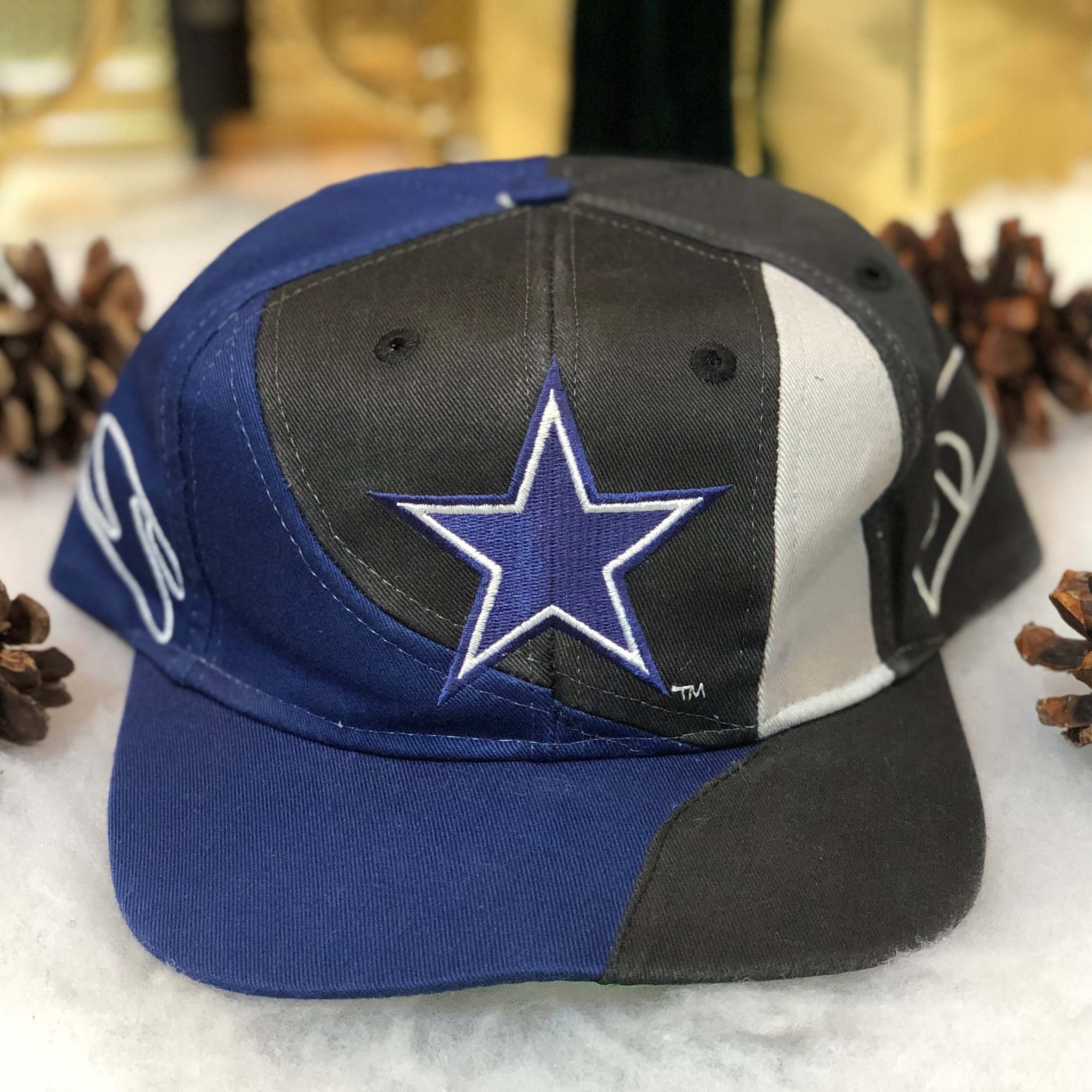 Vintage NFL Dallas Cowboys Logo 7 Twill Snapback Hat
