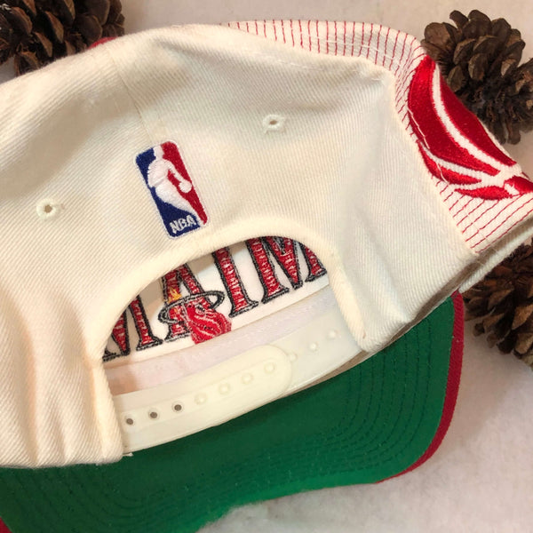 Vintage NBA Miami Heat Sports Specialties Laser Snapback Hat