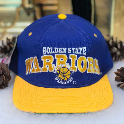 Vintage Deadstock NWT NBA Golden State Warriors Starter Tri-Power Arch Wool Snapback Hat