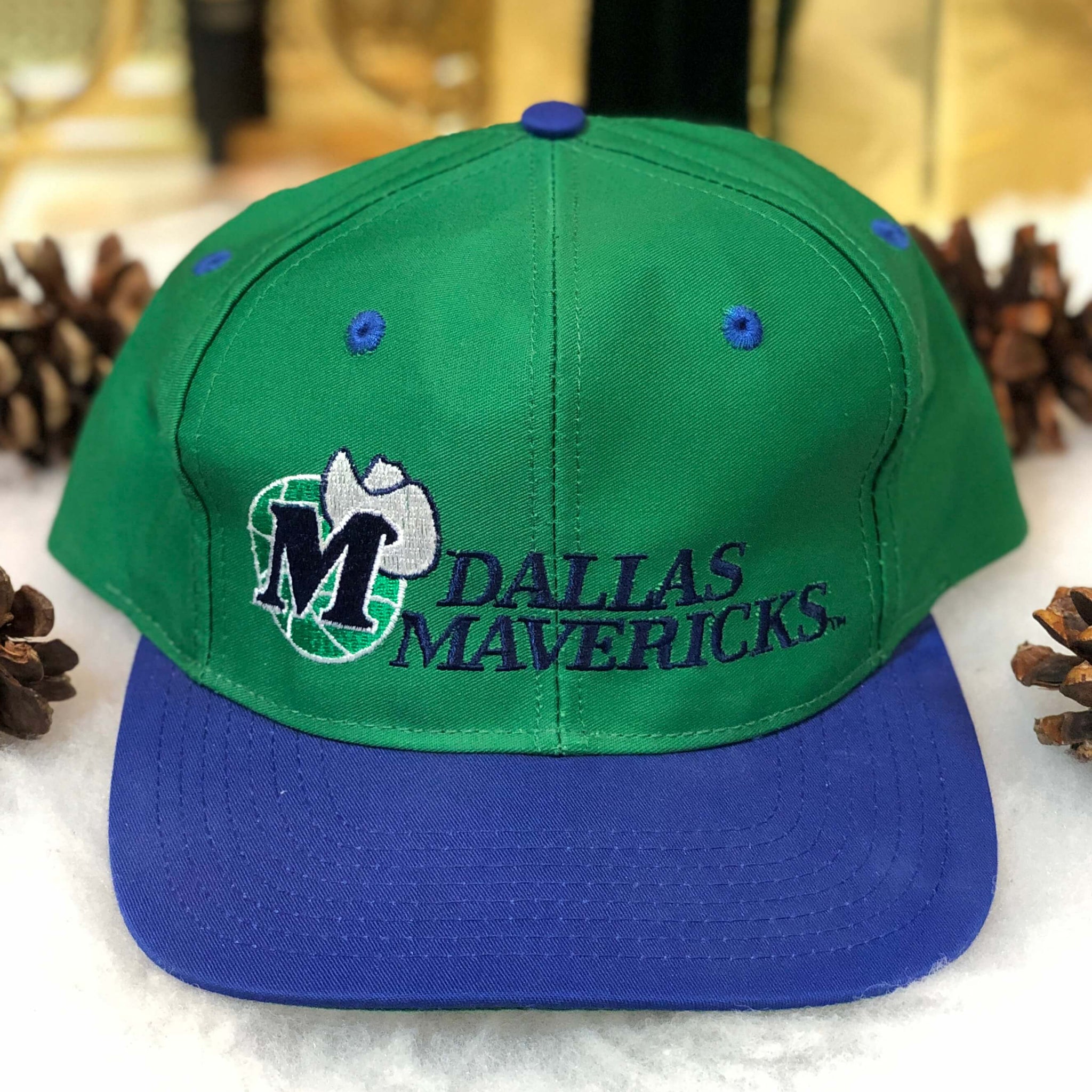 Vintage NBA Dallas Mavericks Twins Enterprise Twill Snapback Hat