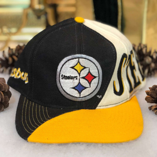 Vintage NFL Pittsburgh Steelers Drew Pearson Swirl Wool Snapback Hat