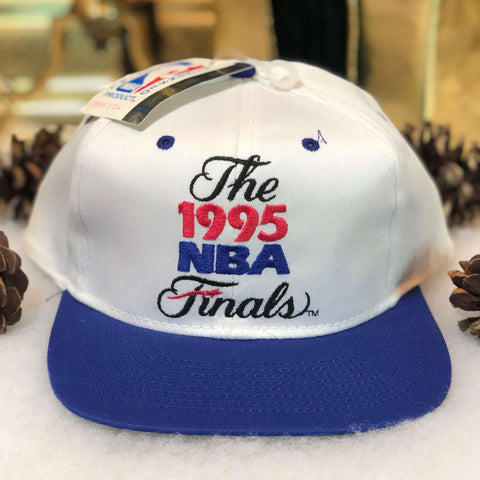 Vintage Deadstock NWT 1995 NBA Finals Logo 7 Twill Snapback Hat