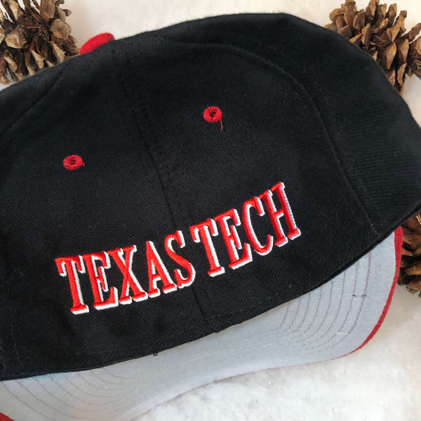 Vintage NCAA Texas Tech Red Raiders Top of the World Wool Fitted Hat 7