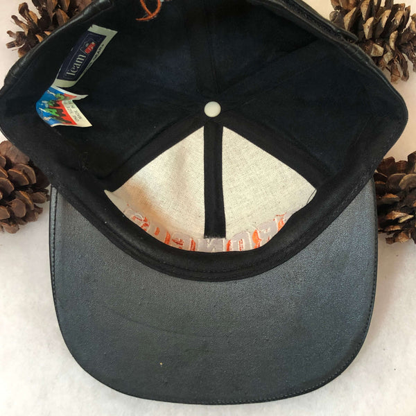 Vintage Deadstock NWOT NFL Denver Broncos Leather Strapback Hat