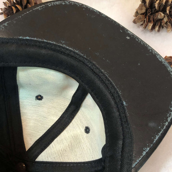 Vintage NFL Denver Broncos Sports Specialties Leather Script Strapback Hat
