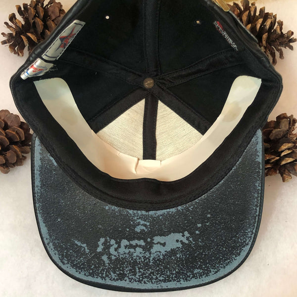 Vintage NBA Miami Heat Sports Specialties Leather Script Strapback Hat