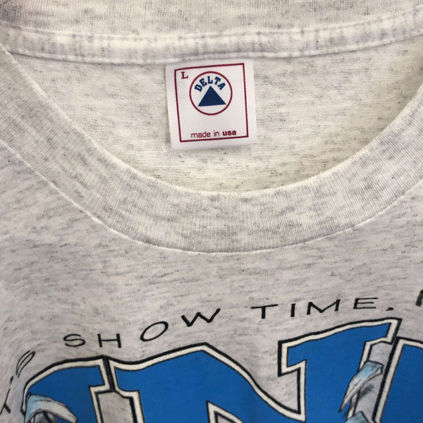 Vintage Deadstock NWT NCAA 1995 Final Four UNC Tar Heels Dick Vitale Shirt Xplosion Signed T-Shirt (L)