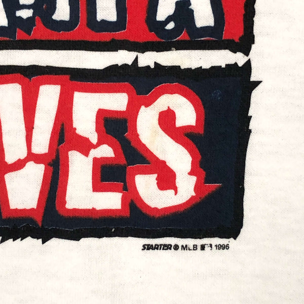 Vintage Deadstock NWOT 1996 MLB Atlanta Braves Eastern Division Champions Starter T-Shirt (L)