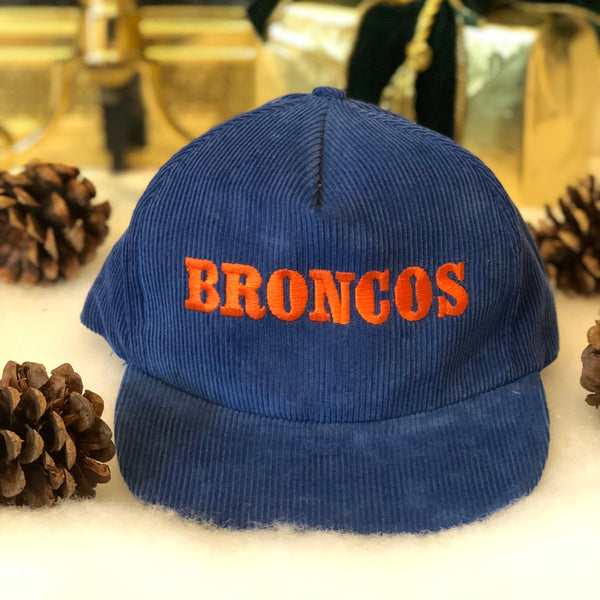 Vintage NFL Denver Broncos Corduroy Snapback Hat