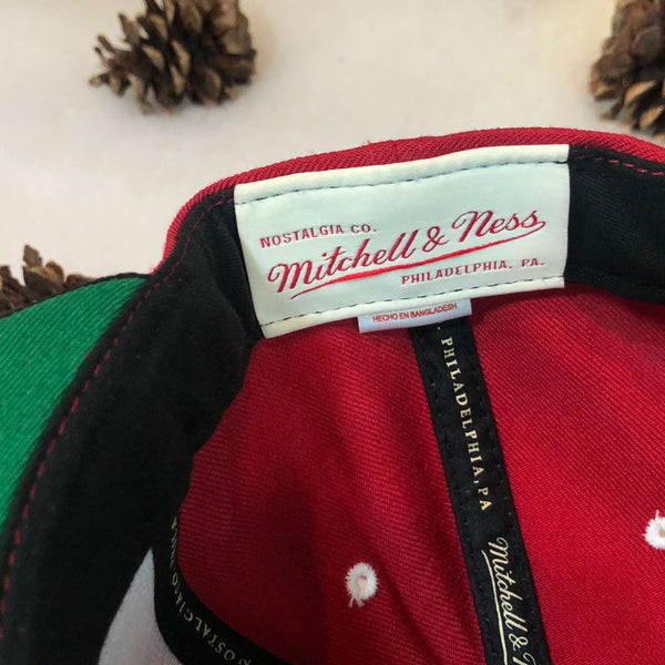 NBA Miami Heat Mitchell & Ness Script Wool Snapback Hat