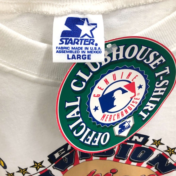 Vintage Deadstock NWT 1995 MLB Atlanta Braves Eastern Division Champions Starter T-Shirt (L)