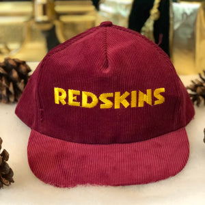 Vintage NFL Washington Redskins Corduroy Snapback Hat