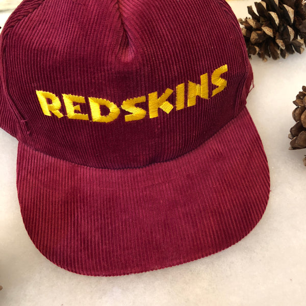 Vintage NFL Washington Redskins Corduroy Snapback Hat