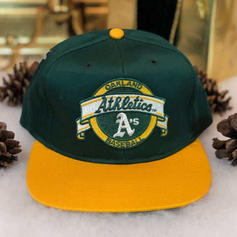 Vintage Deadstock NWOT MLB Oakland Athletics New Era Twill Snapback Hat