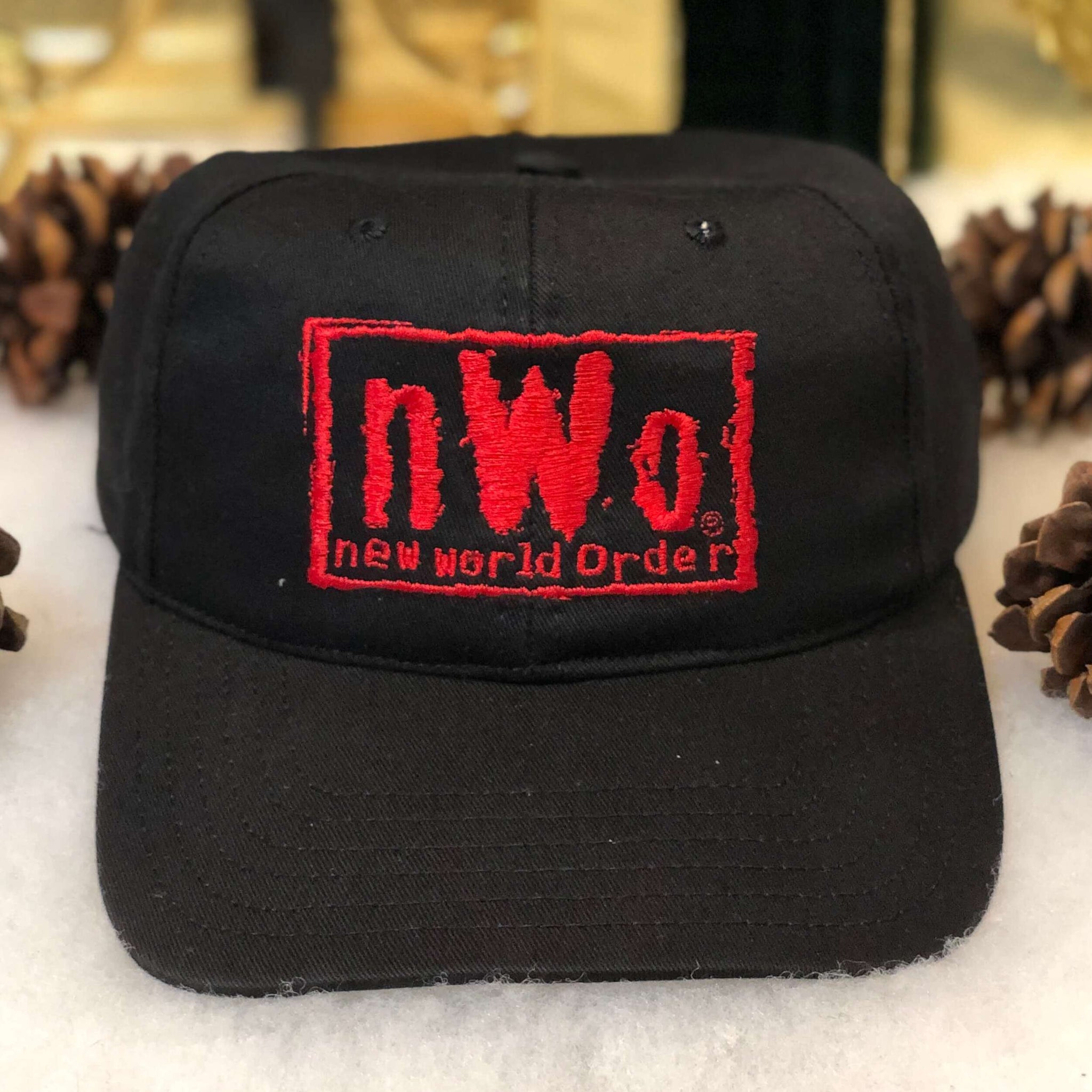 Vintage 1997 nWo New World Order Wrestling Twill Snapback Hat