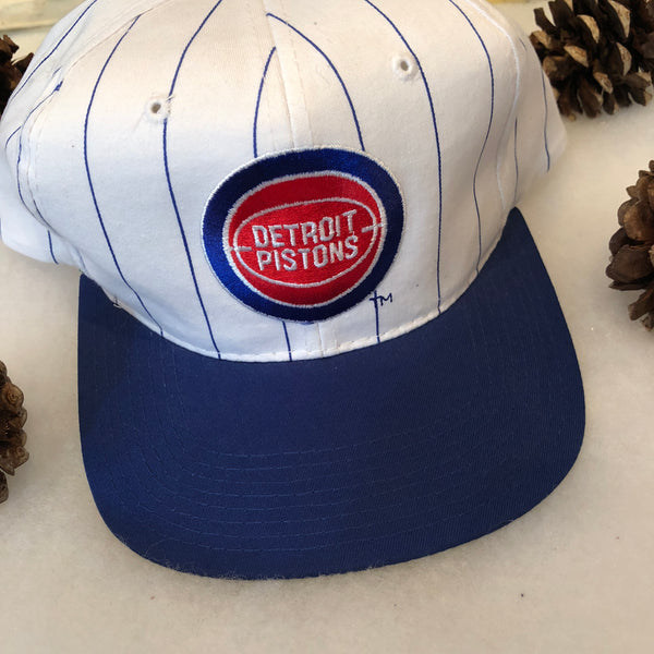 Vintage Starter NBA Detroit Pistons Pinstripe Snapback Hat