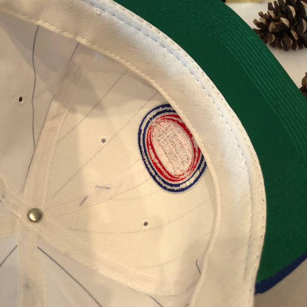 Vintage Starter NBA Detroit Pistons Pinstripe Snapback Hat