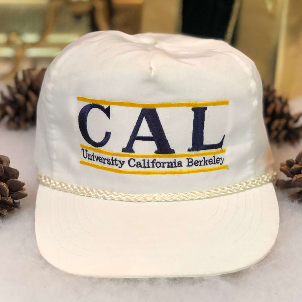Vintage NCAA California Berkeley Golden Bears Otto Cap Split Bar Strapback Hat