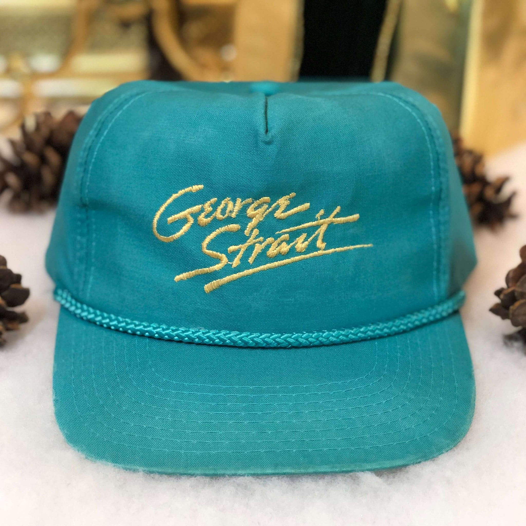 Vintage George Strait Country Music Twill Snapback Hat