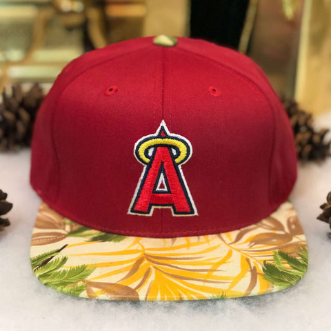 Vintage MLB Anaheim Angels American Needle Floral Strapback Hat