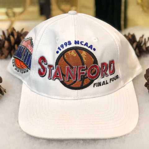 Vintage 1998 NCAA Final Four Stanford Cardinals San Antonio Top of the World Twill Snapback Hat