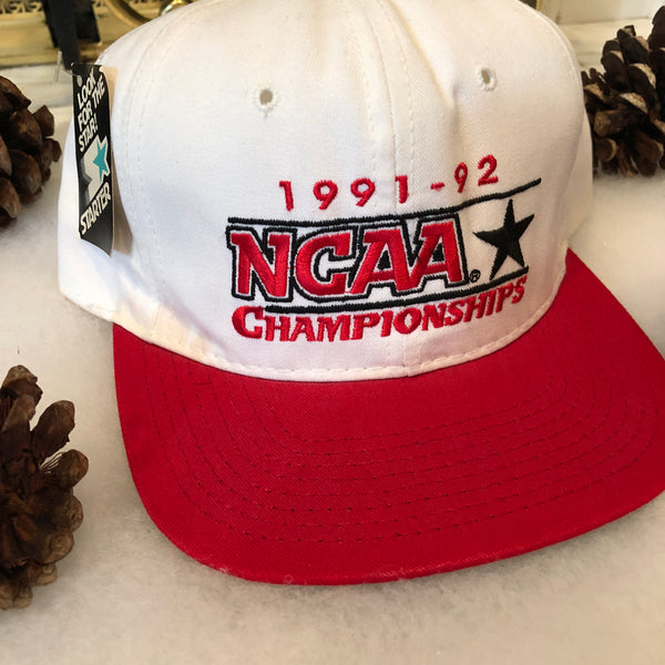 Vintage Deadstock NWT Starter 1991-92 NCAA Basketball Championships Snapback Hat
