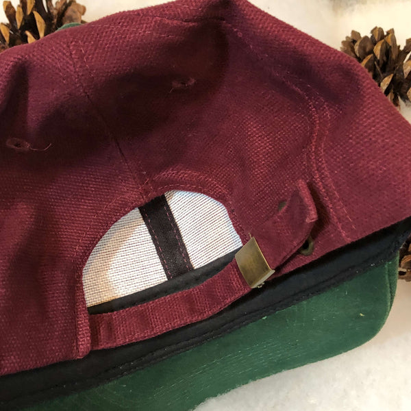 Vintage Toppers Maroon Winter Green Blank Strapback Hat