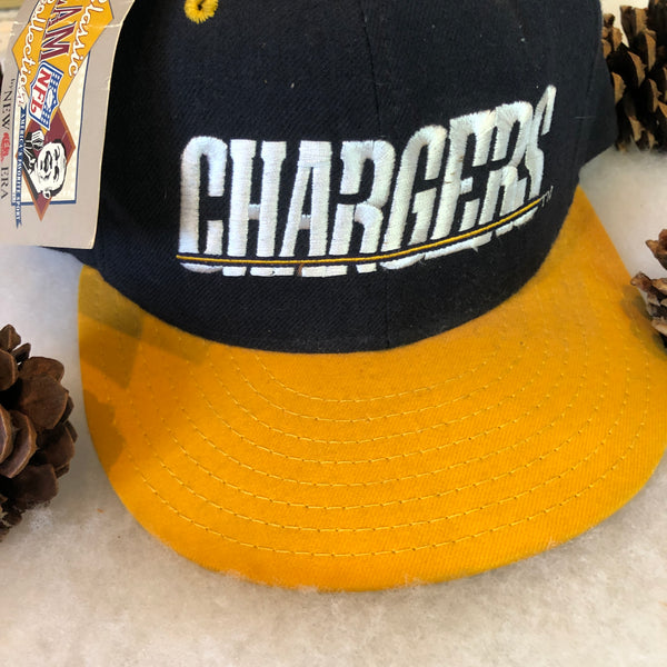 Vintage Deadstock NWT New Era NFL San Diego Chargers 100% Wool Fitted Hat