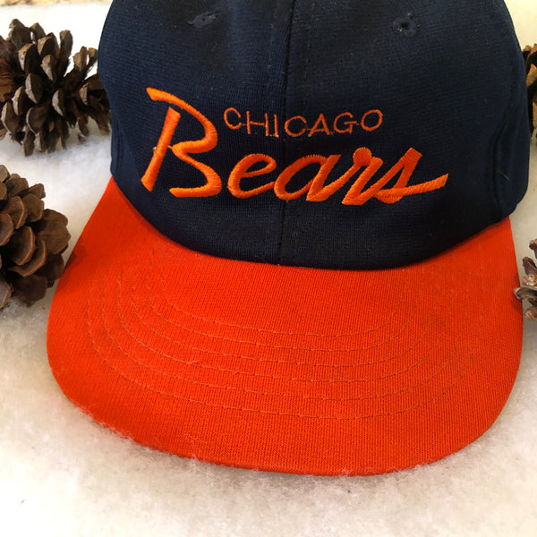 Vintage Ted Fletcher Script NFL Chicago Bears Snapback Hat