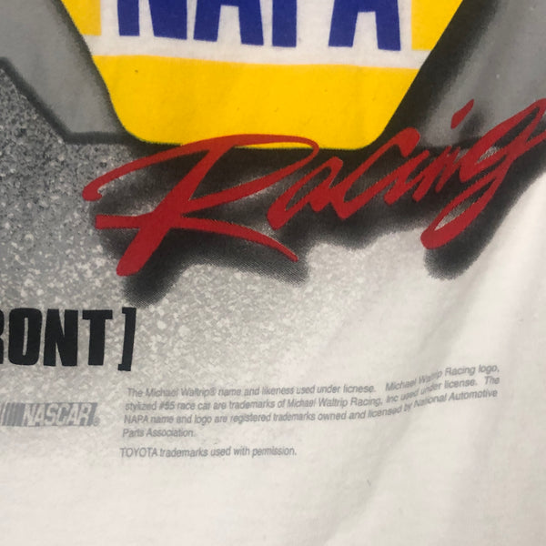 NASCAR Michael Waltrip NAPA Racing All Over Print T-Shirt (L)
