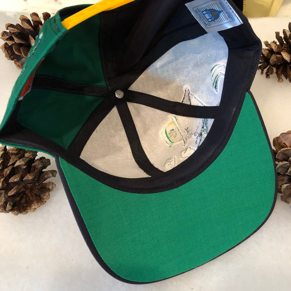 Vintage Deadstock NWOT Twins Enterprise NCAA Notre Dame Fighting Irish Big Logo Snapback Hat