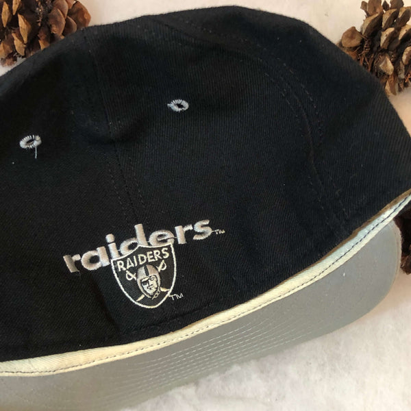 Vintage NFL Los Angeles Raiders New Era Wool Fitted Hat 7 3/8