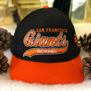 Vintage Starter MLB San Francisco Giants 100% Wool Cursive Script Snapback Hat