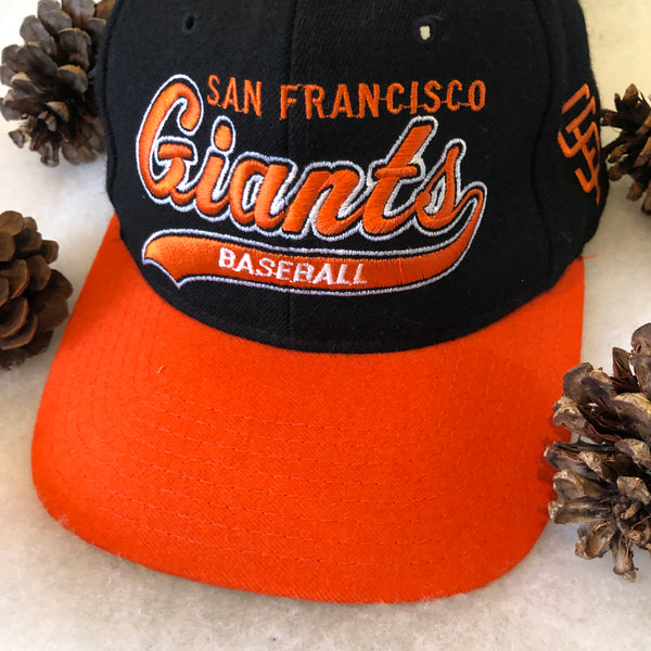 Vintage Starter MLB San Francisco Giants 100% Wool Cursive Script Snapback Hat