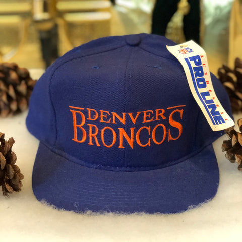 Vintage Deadstock NWT Annco NFL Pro Line Denver Broncos Snapback Hat