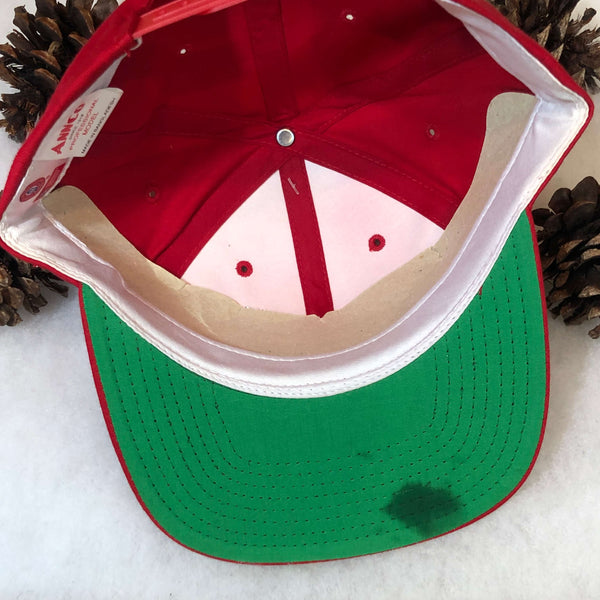 Vintage Deadstock NWT NCAA Wisconsin Badgers Annco Twill Snapback Hat