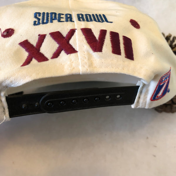 Vintage Logo 7 NFL Super Bowl XXVII Champions Dallas Cowboys Snapback Hat
