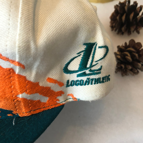 Vintage Deadstock NWT Logo Athletic Splash NFL Miami Dolphins Snapback Hat