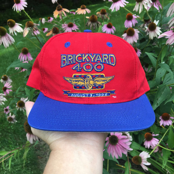 Vintage Top of the World 1996 NASCAR Brickyard 400 Snapback Hat