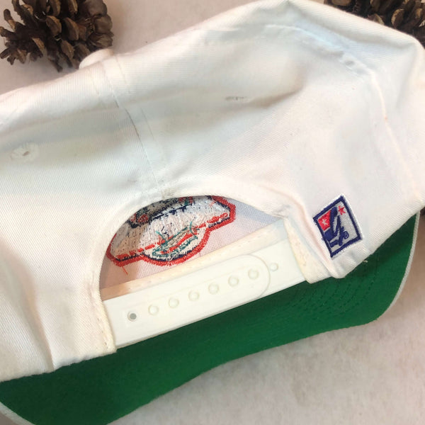 Vintage NHL New York Islanders Fisherman The Game Split Bar Twill Snapback Hat