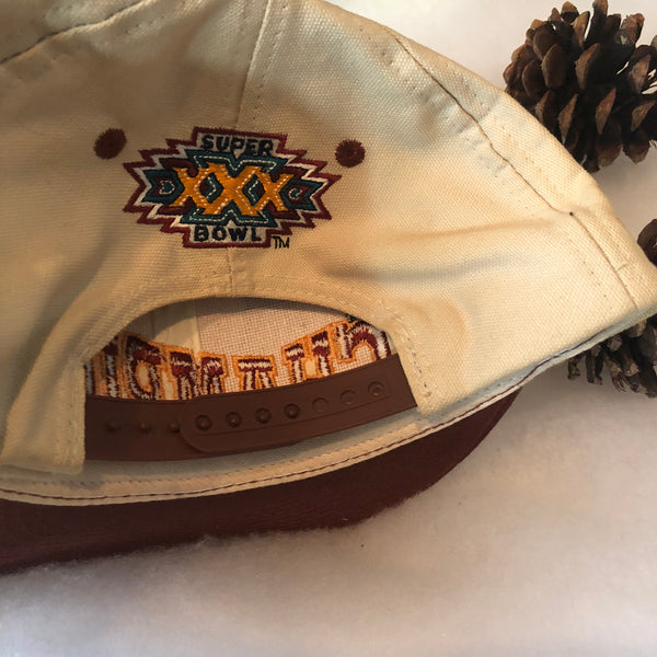 Vintage Deadstock NWT Logo Athletic NFL Super Bowl XXX Champions Dallas Cowboys Snapback Hat