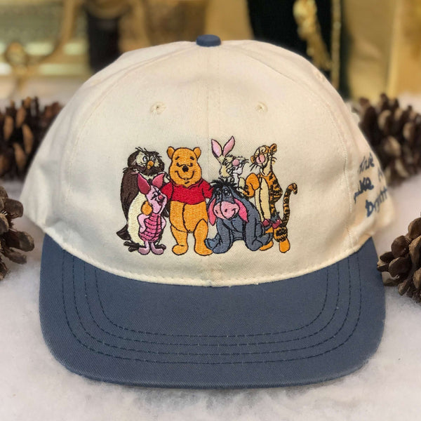 Vintage Disney Winnie the Pooh "True Friends Make Everyday Brighter" Snapback Hat