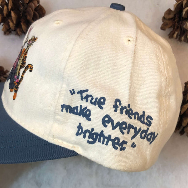 Vintage Disney Winnie the Pooh "True Friends Make Everyday Brighter" Snapback Hat